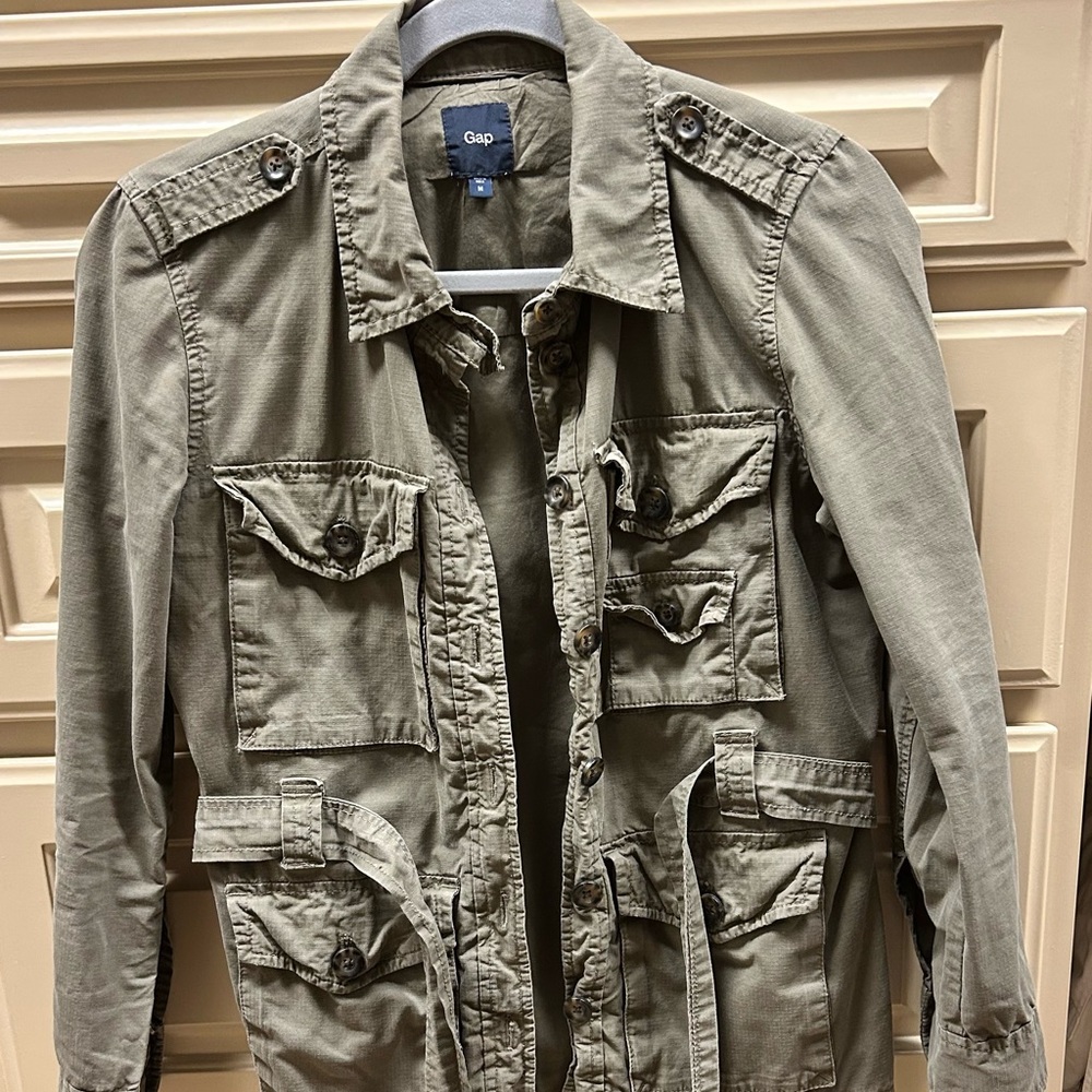 GAP military style Shacket